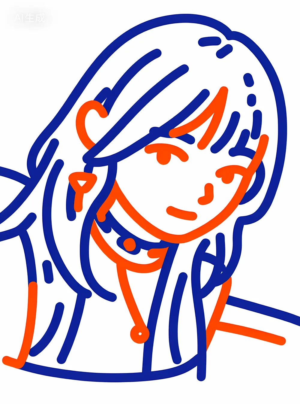 卡通彩线简笔画 工作流-工作流-AIGC_JIAMO-LiblibAI